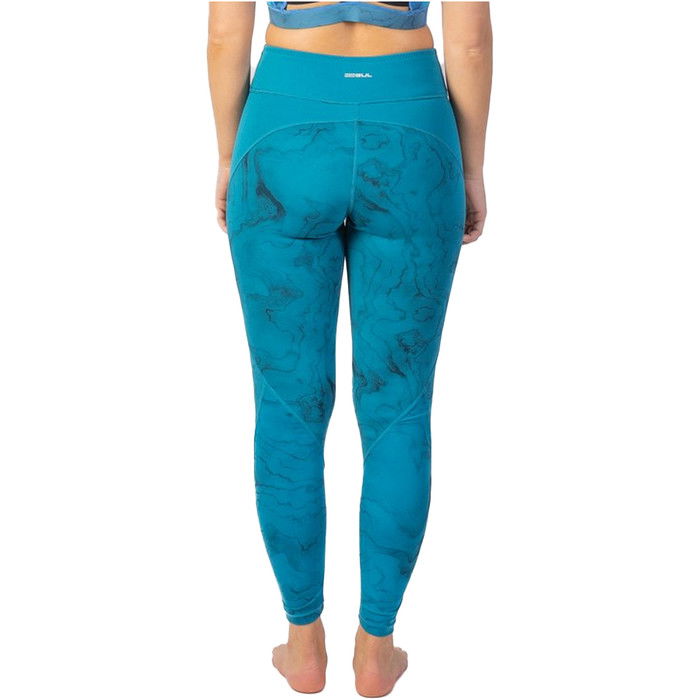 2024 Gul Frauen Luna7 Sup Leggings La8301-c1 - Marbel / Teal